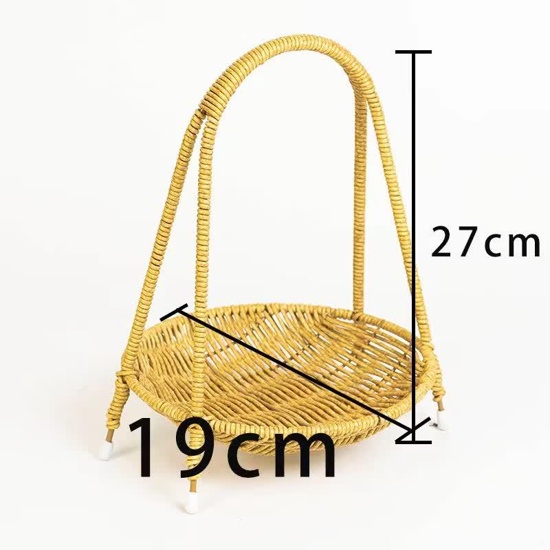 

Imitation Rattan Fruit & Snack Serving Basket