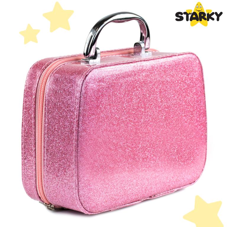 Makeup cosmetics set for children and girls, suitcase, eyeshadows, nail polishes