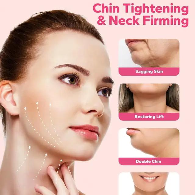Reusable Face Strap, V Line Mask, Double Chin Reducer, Chin Up Patch, Chin Strap, V Shaped Belt, V Shaped Face Mask for Sagging