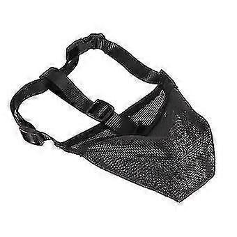 Breathable Adjustable Dog Muzzle - Mesh Covered Muzzle For Biting Chewing Licking Barking