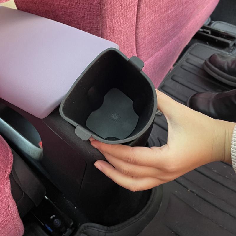 For BYD Dolphins 2025 2025 2025 Rear Water Cup Storage Box Silicone Material Debris Storage Box Car Interior Accessories
