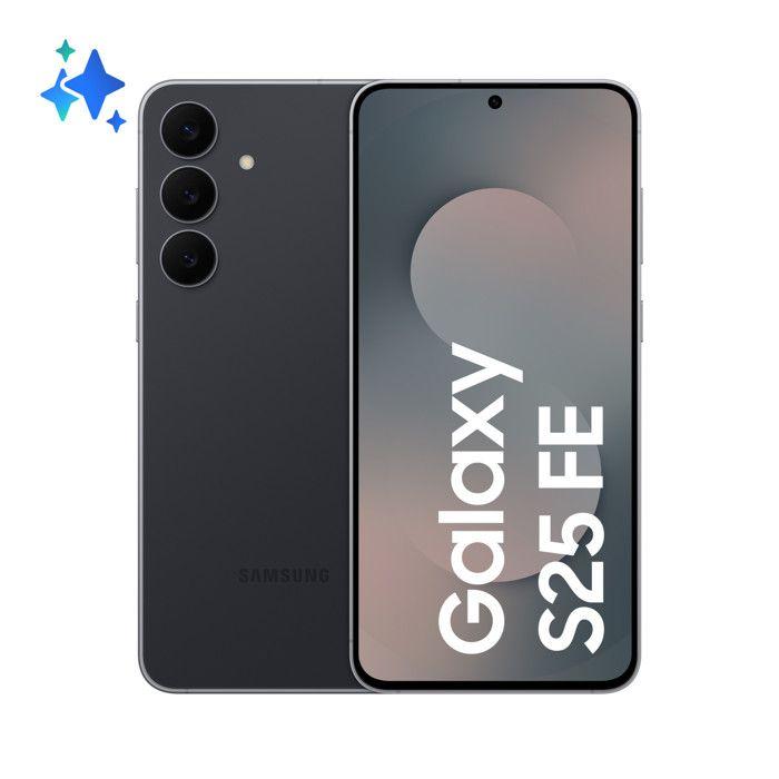 Samsung Galaxy S25 FE Černá: Smartphone AI Displej AMOLED 2X 6,7'' 256GB 8GB