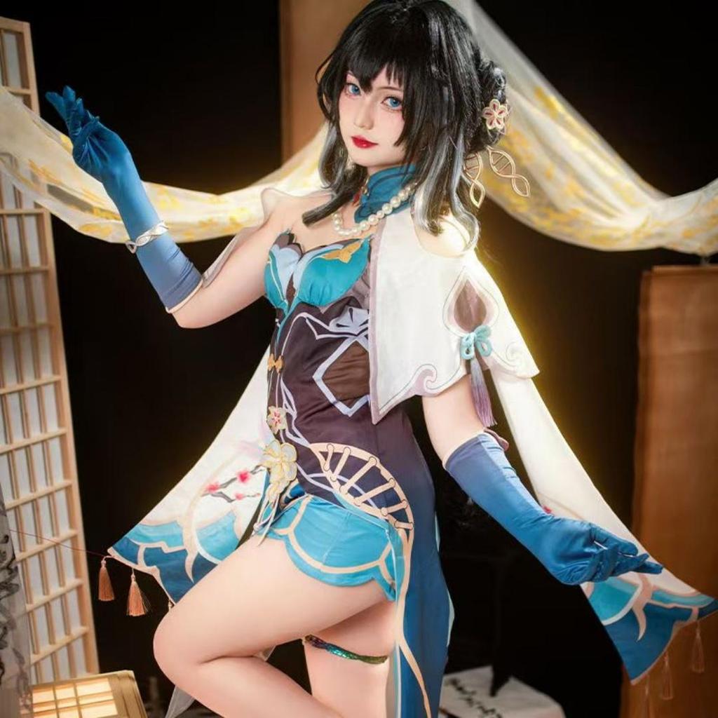 Rruan Mei Cosplay Costume Honkai Star Rail Carnival Uniform Anime Halloween Costumes Game