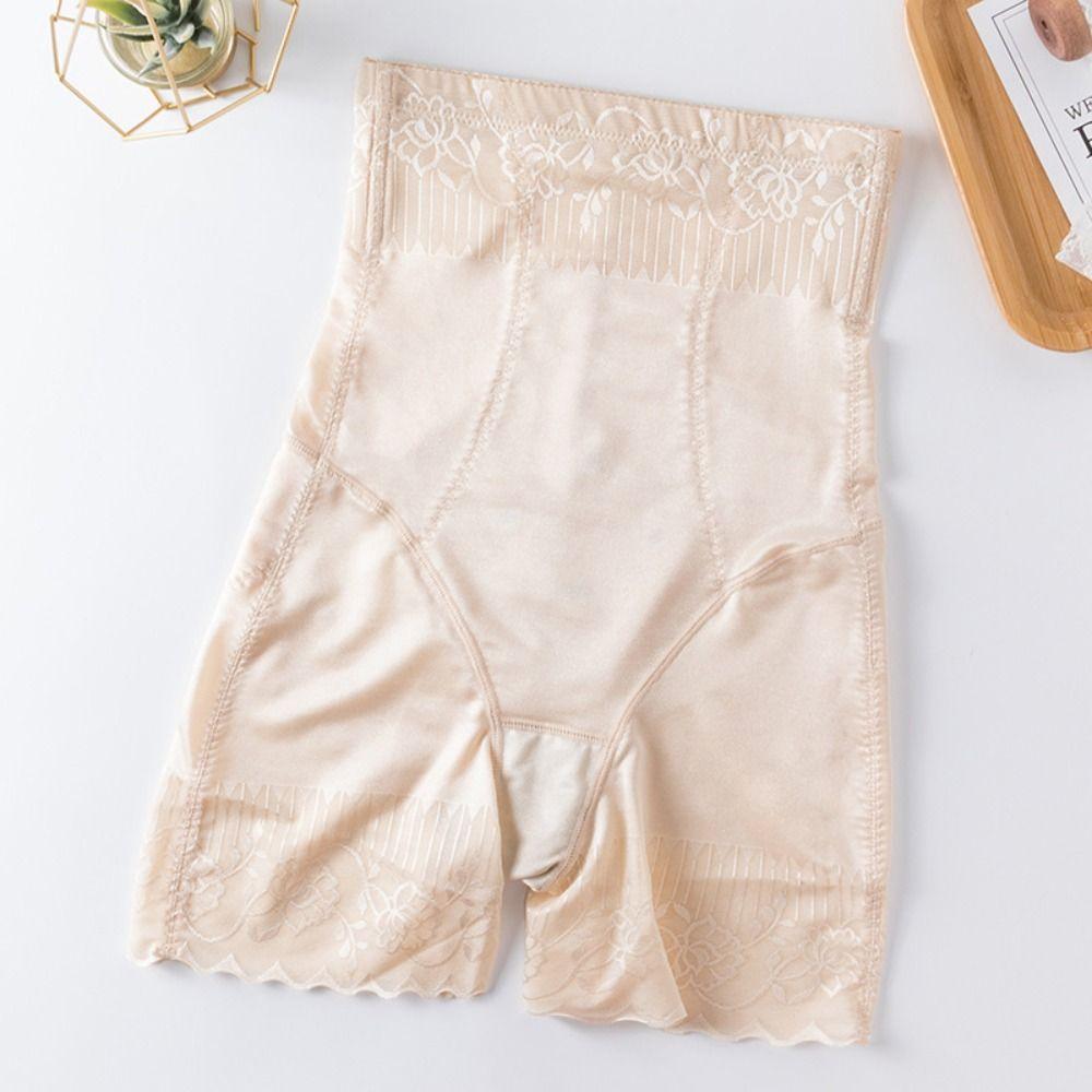 High Waist Lace Slimming Shapewear Mesh Transparent Body Shaping Briefs Butt Lifting Panties  Gifts