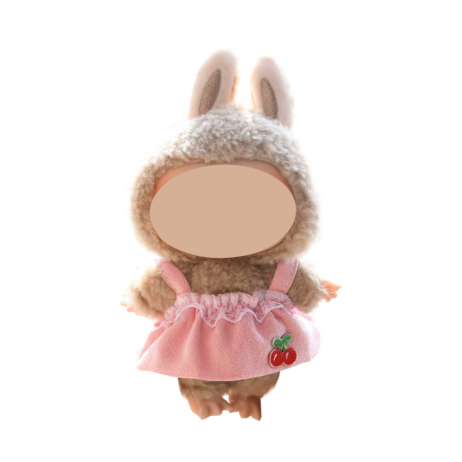 

Забавная одежда для кукол, плюшевые игрушки в стиле аниме и милые аксессуары,милые куклы одежда One Size розовый