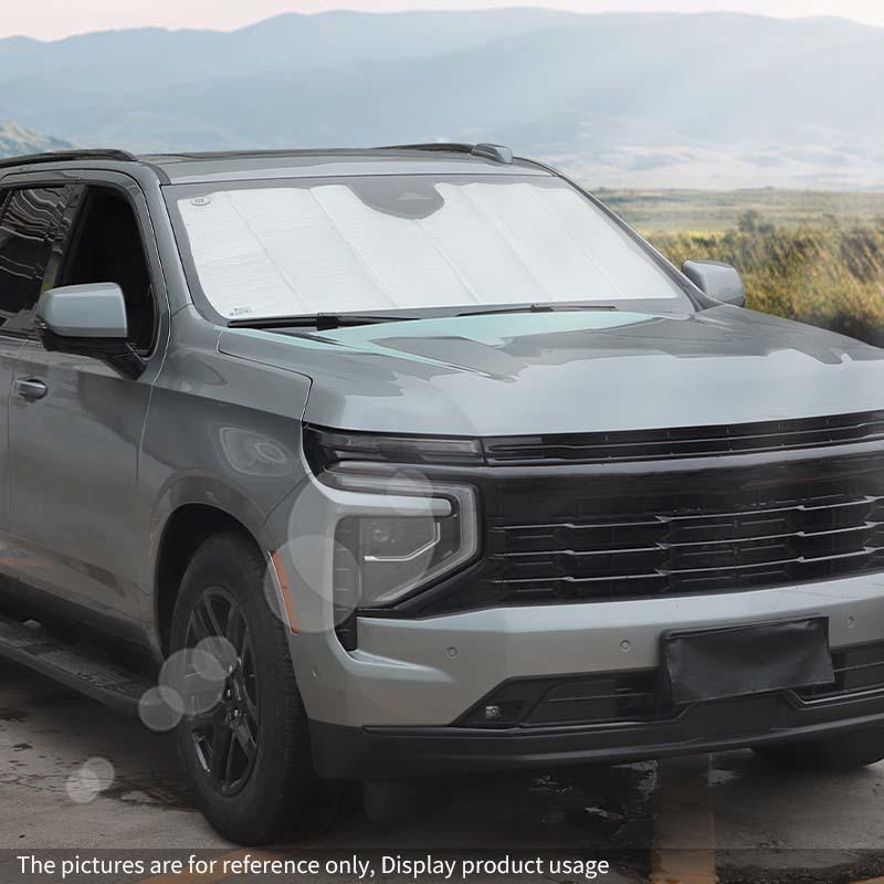 Fit For GMC-YUKON /Tahoe 2024 Up Car Front Windshield Sunshade Window Shade Foldable Sun Visor Cover Car Interior Accessories