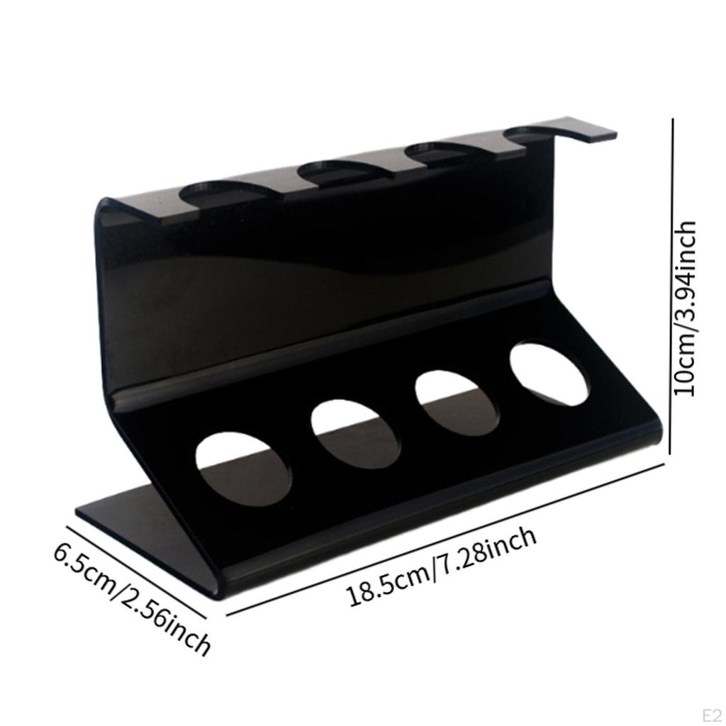 Cutlery Holder Acrylic 4 Slots Convenient Space Saving Kitchen Utensil Organizer Spoon Display Stand