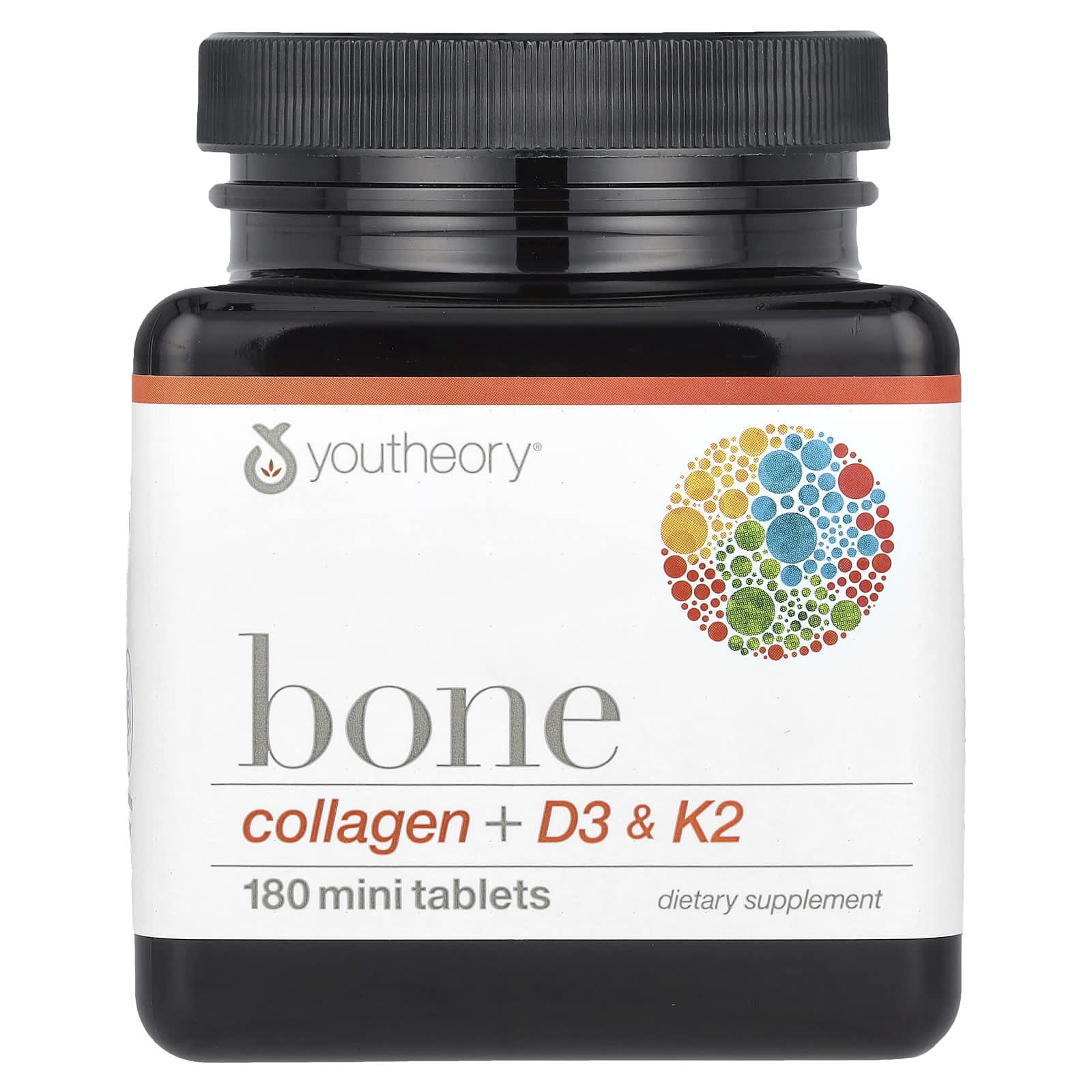 

Youtheory, Bone, Collagen + D3 and K2, 180 Mini Tablets