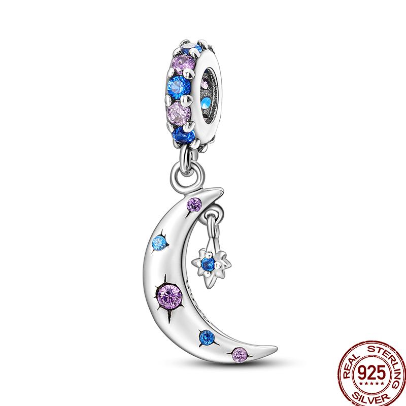 New Copper Religious Angel Cross Series Shiny Zircon Beads Suitable For 3Mm Original Bracelet Diy