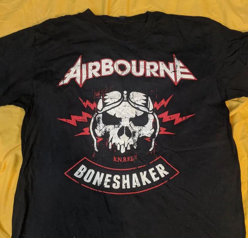 Boneshaker Airbourne Band Unisex T-Shirt Volle Größe S bis 5XL CS0092