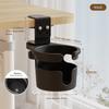 Rotatable Desk Cup Holder Adjustable Height No More Spills Arm Clamp Stand For Coffee Mugs Water Bottles Storage Rack