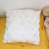 Home Decor Snowflake Christmas Plush Pillowcase INS Style Square Throw Pillowcover White Cushion Cover Living Room/Office