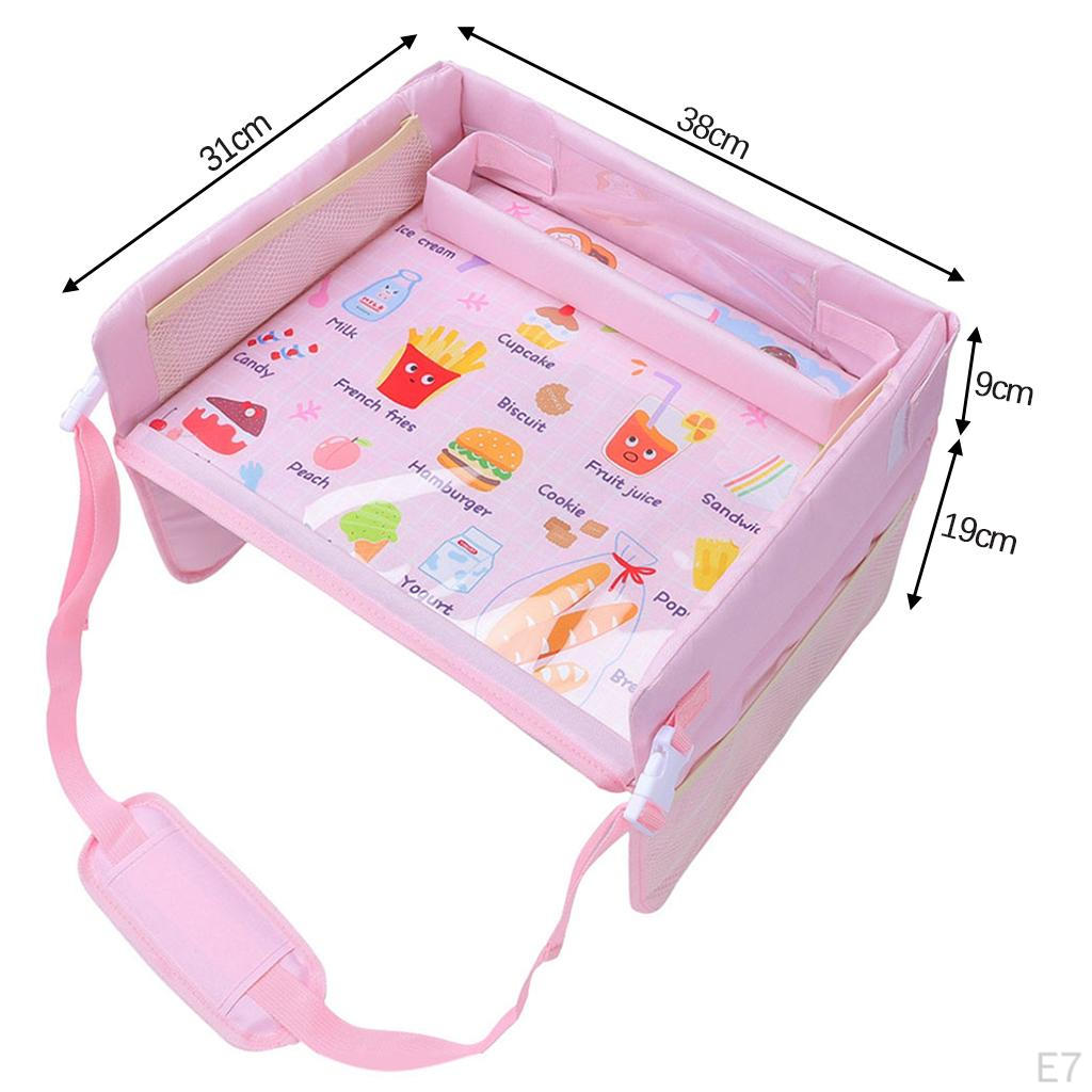 Für Kleinkinder Kinder Tablett Faltbar Reise Aktivität Schoß Reise Spiel Organizer Taschen Essen