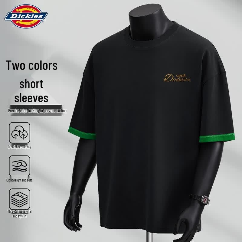Мужская двухцветная футболка с коротким рукавом Dickies L