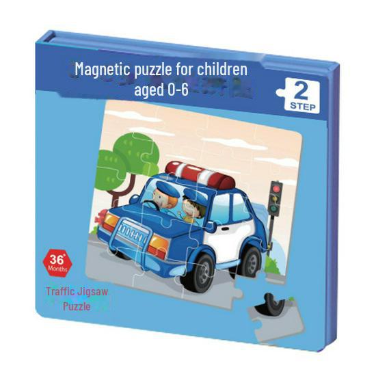 Magnetic 3-in-1 Educational Puzzle Toy for Kids Aged 3-6