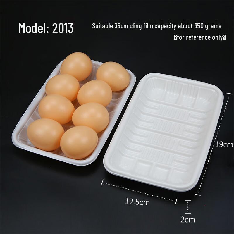 Одноразовый пластиковый поддон для свежего мяса