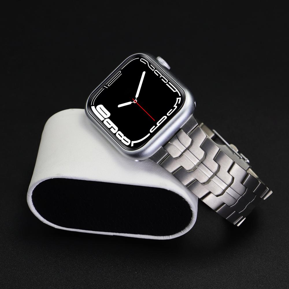 Stainless Steel Strap for Apple Watch Ultra 49mm 7 8 45mm 44mm Man Metal Link Bracelet iWatch Band 6 5 4 SE 3 42mm 41mm 40mm