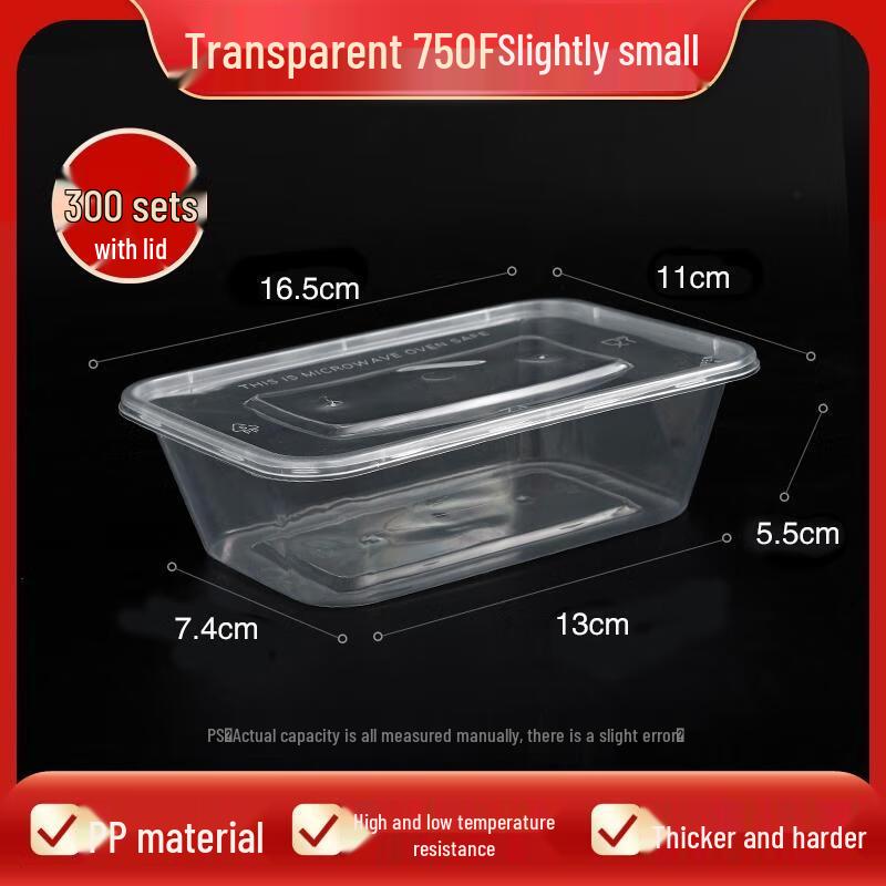 HANDUNYOU Disposable Rectangular Food Containers