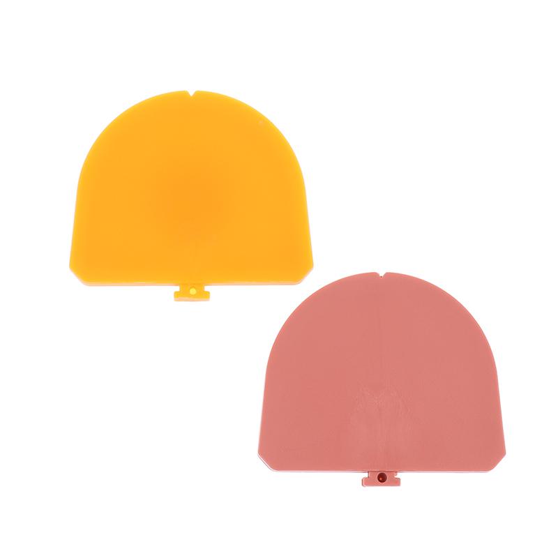 1Pcs Dental Round Plastic Base With Iron Sheet Plastic Plate For Dental Pin Planter Machine Parts Dental Laboratory Materials