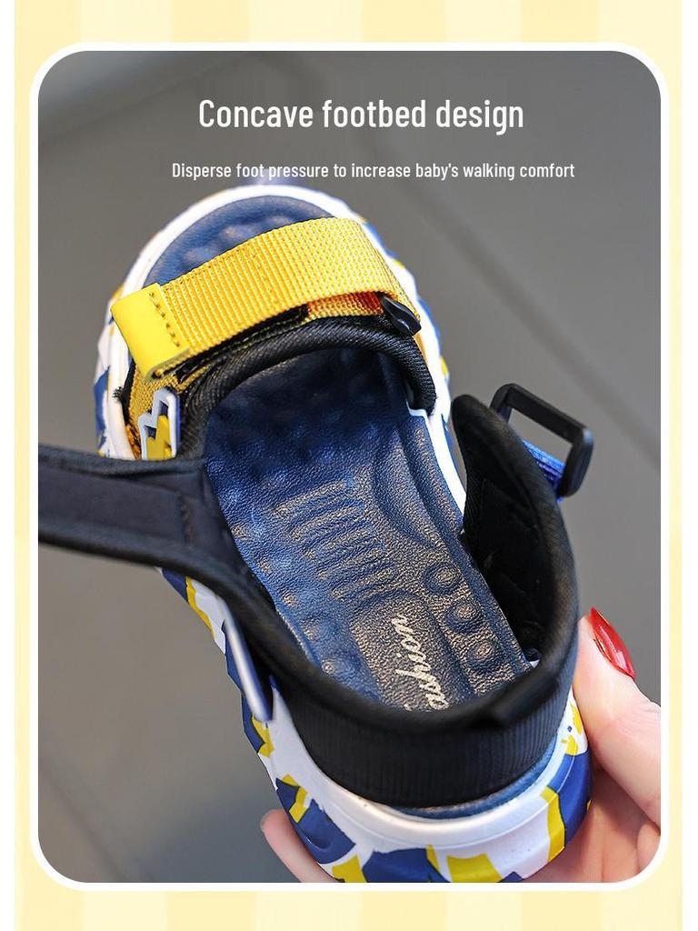 2023 Kids' Soft Sole Non-Slip Sandals for Boys - Summer Outdoor Beach Shoes