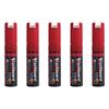 Mitsubishi Pencil Blackboard Posca Broad Square 5 Box Water-Based Pen, Point, Tip, Red, Pens, PCE2508K1P.15