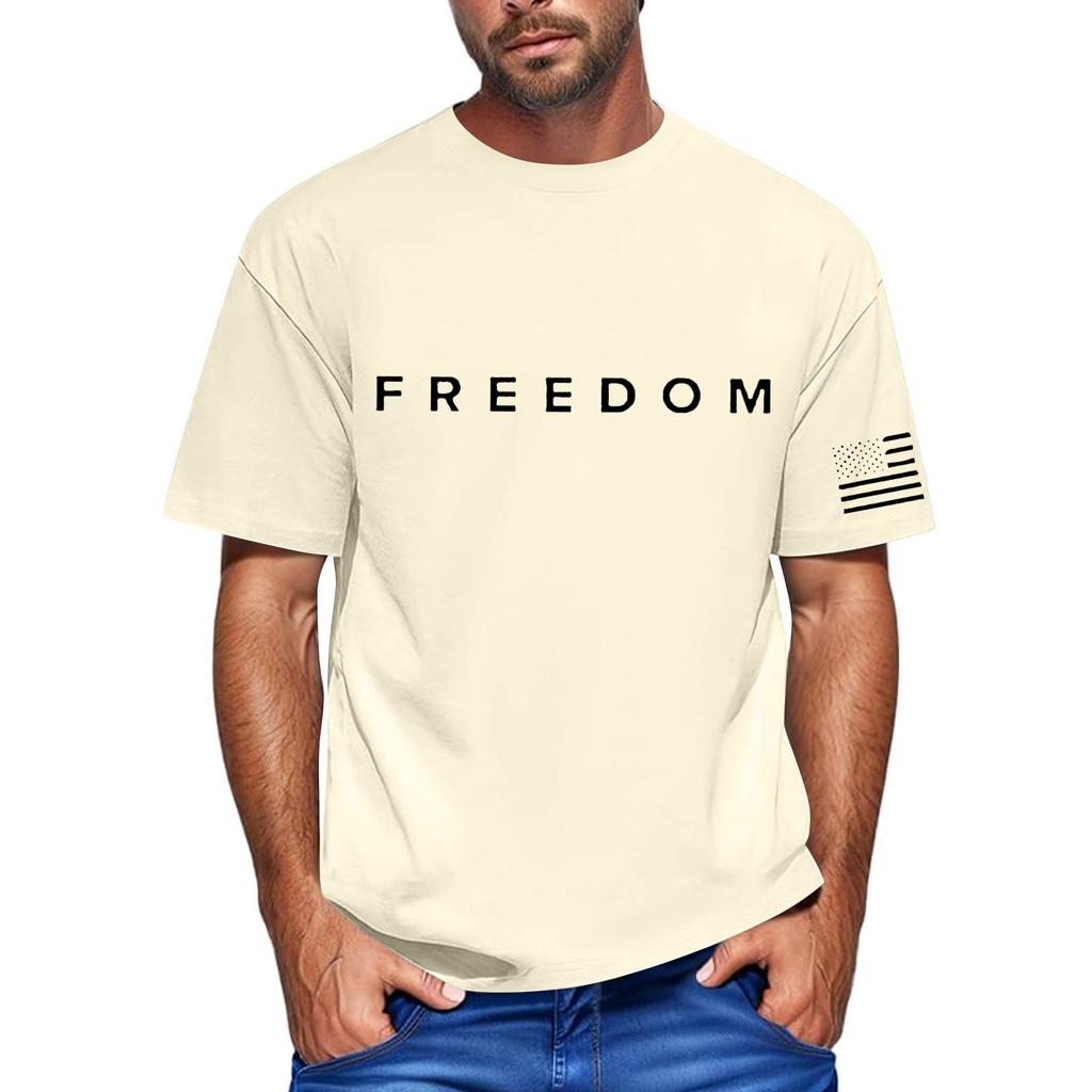 Unisex Bedrucktes Lässiges Kurzarmhemd