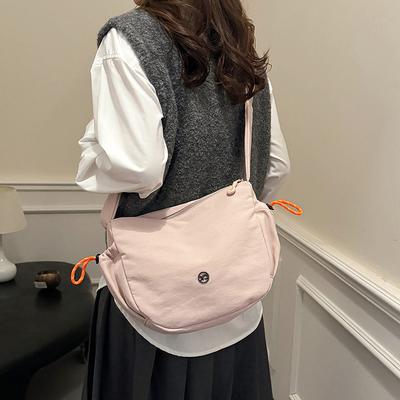 Large Capacity Messenger Bag Women'S Lightweight Shoulder Bag Simple Commuter Messenger Bag Sports Yoga Bag Cycling Carry-On Backpack