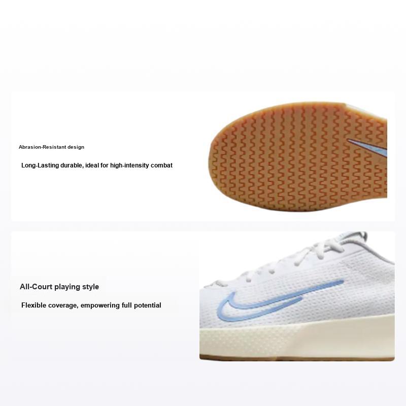 Nike Men's White/Light/Blue Nikecourt Vapor Lite 2 Hc Sneakers Sail Gum-Brown Dv2018-107 Cm
