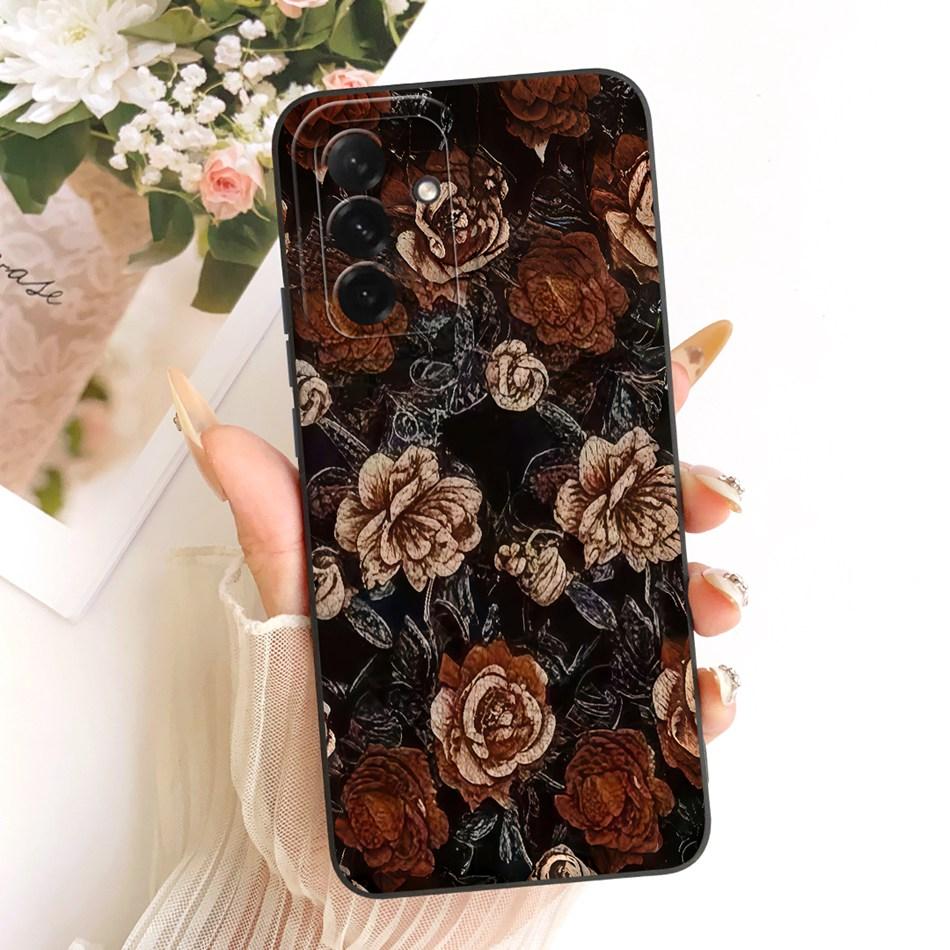 For Samsung Galaxy A56 A36 Cute Cat Flower Cartoon Phone Case For Samsung A36 A56 5G Shockproof Soft Silicone Covers Bumpers