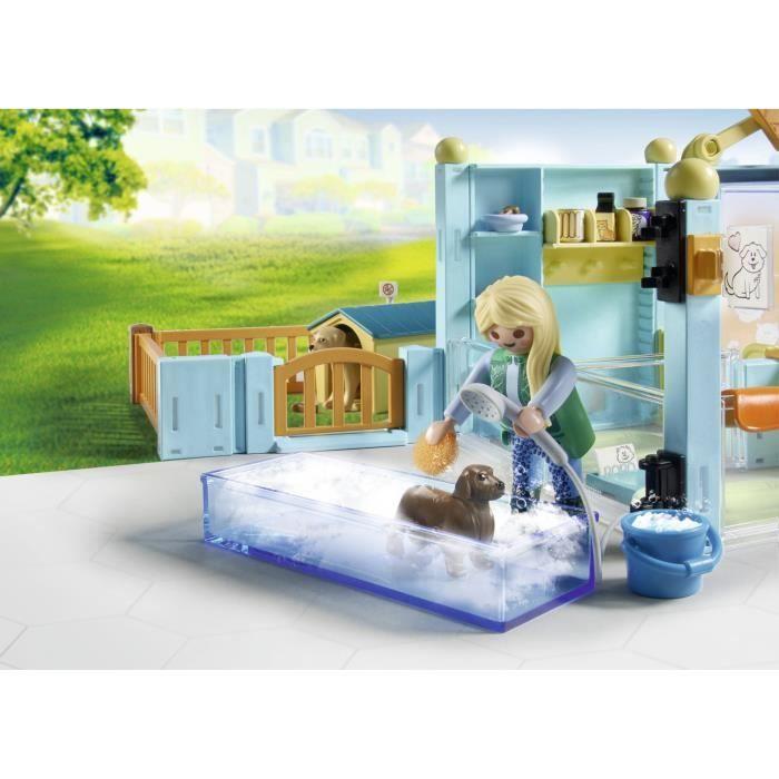 Playmobil 71742 Animal Hotel, Caregivers, Dogs and Cats, My Life, 191 Pieces, from 4 Years