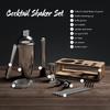 Cocktail shaker kit - vinenco - 700 ml - acier inoxydable - 10 pièces - design élégant