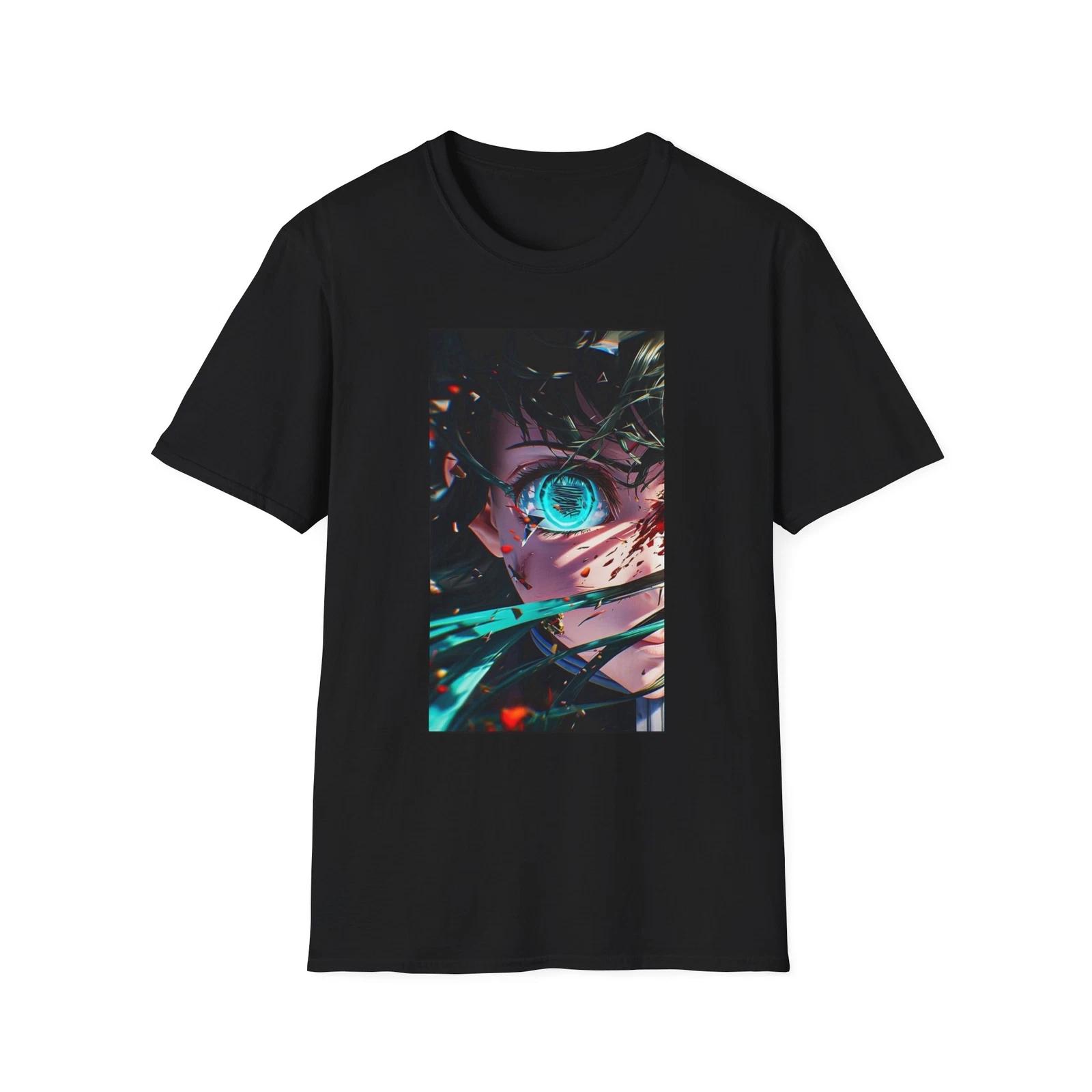 Demon Slayer Unisex JL Anime T-Shirt Softstyle - Yuichiro Tokito Face 160