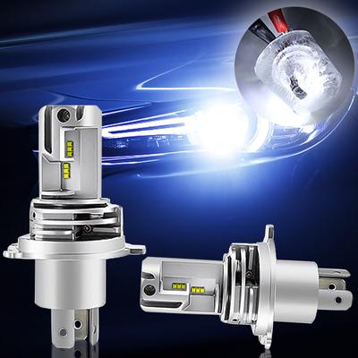 H4 Small Lens LED Lights, Fisheye  Headlights,  Lens, Far And Near Integrated, With Tangent Spotlight