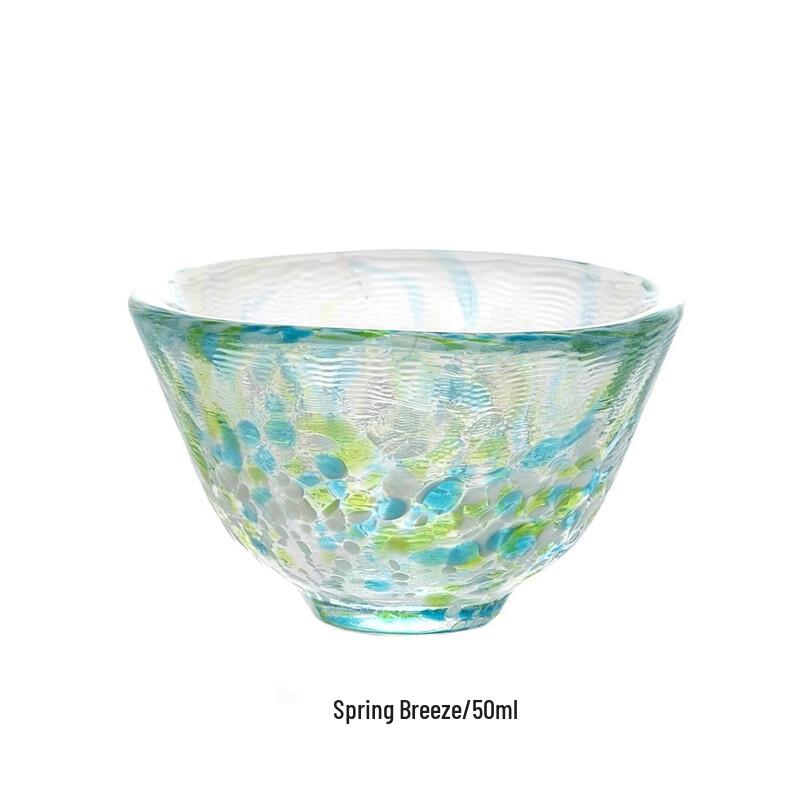 

Japanese Hammered Glass Sake Cup