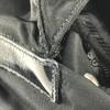 Prada Tasche mit dreieckiger Logo-Platte Rucksack Leder / Nylon Schwarz