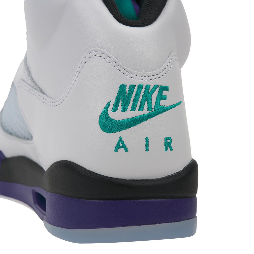 Air Jordan 5 Retro Grape 2025 Men Sneakers White New-Emerald Grape-Ice HQ7978-100