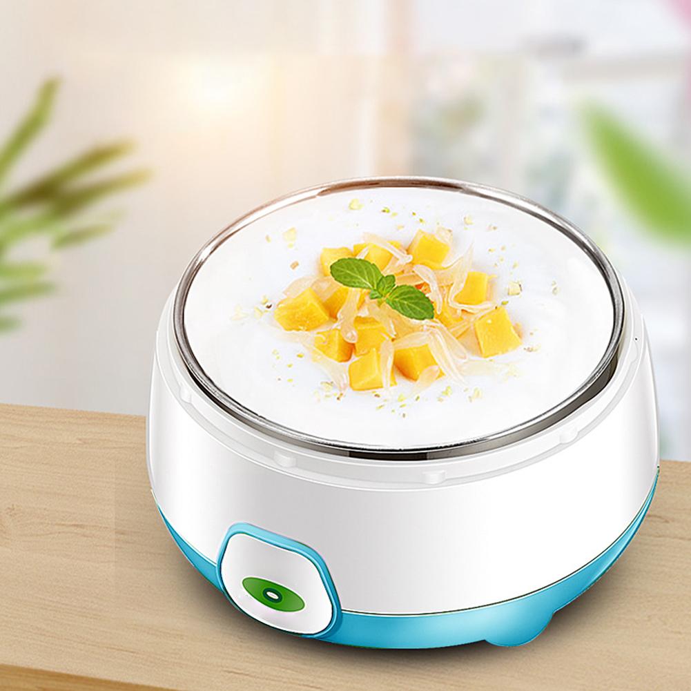 1L Automatic Rice Yogurt Maker Easy To Clean Electric Grease Yogurt Maker Rust-Proof Household Natto Fermenting Machine 220V 15W