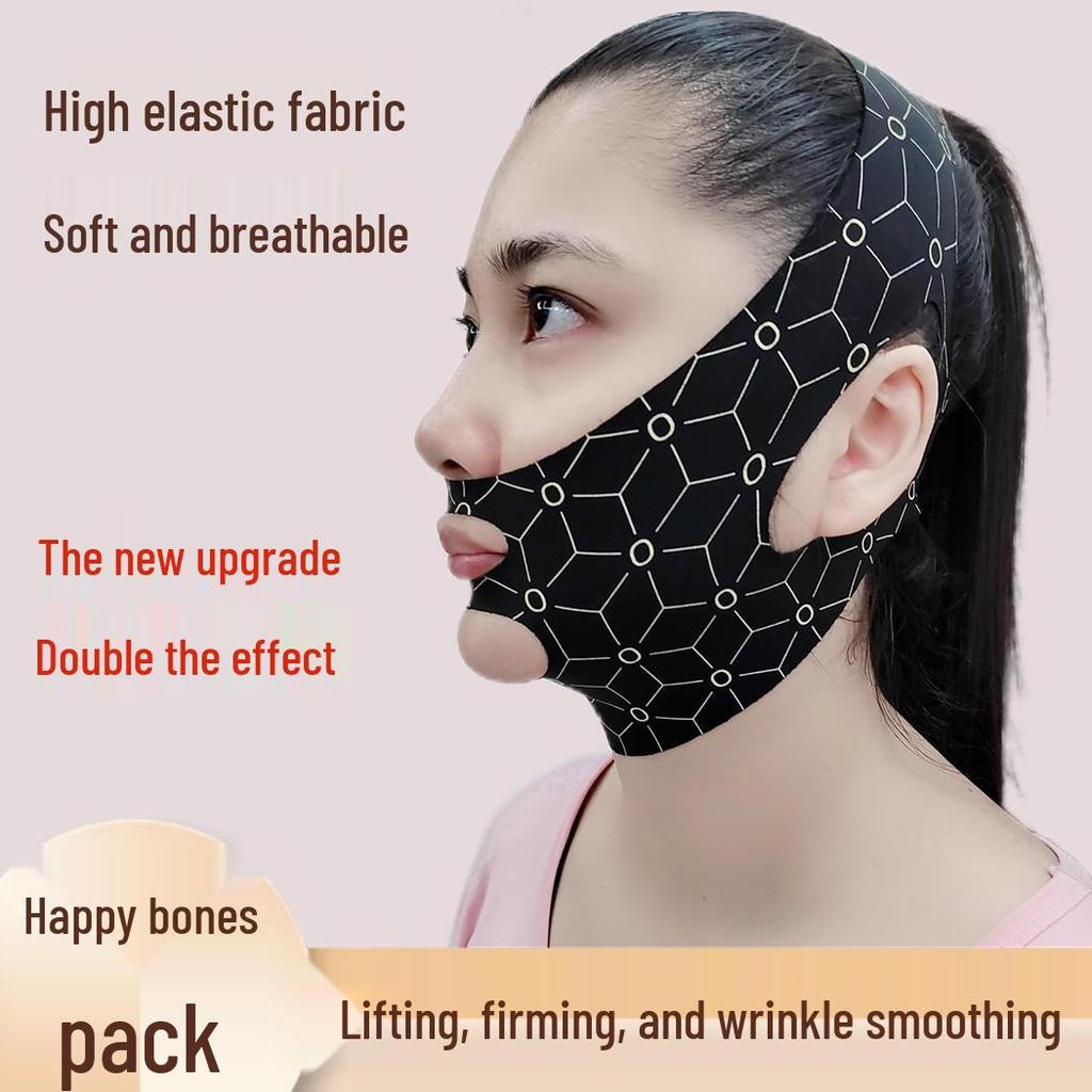 V-Line Lifting & Firming Face Sculpting Mask: Dual-Effect Anti-Sagging Treatment for Nasolabial Folds, Day & Night Use