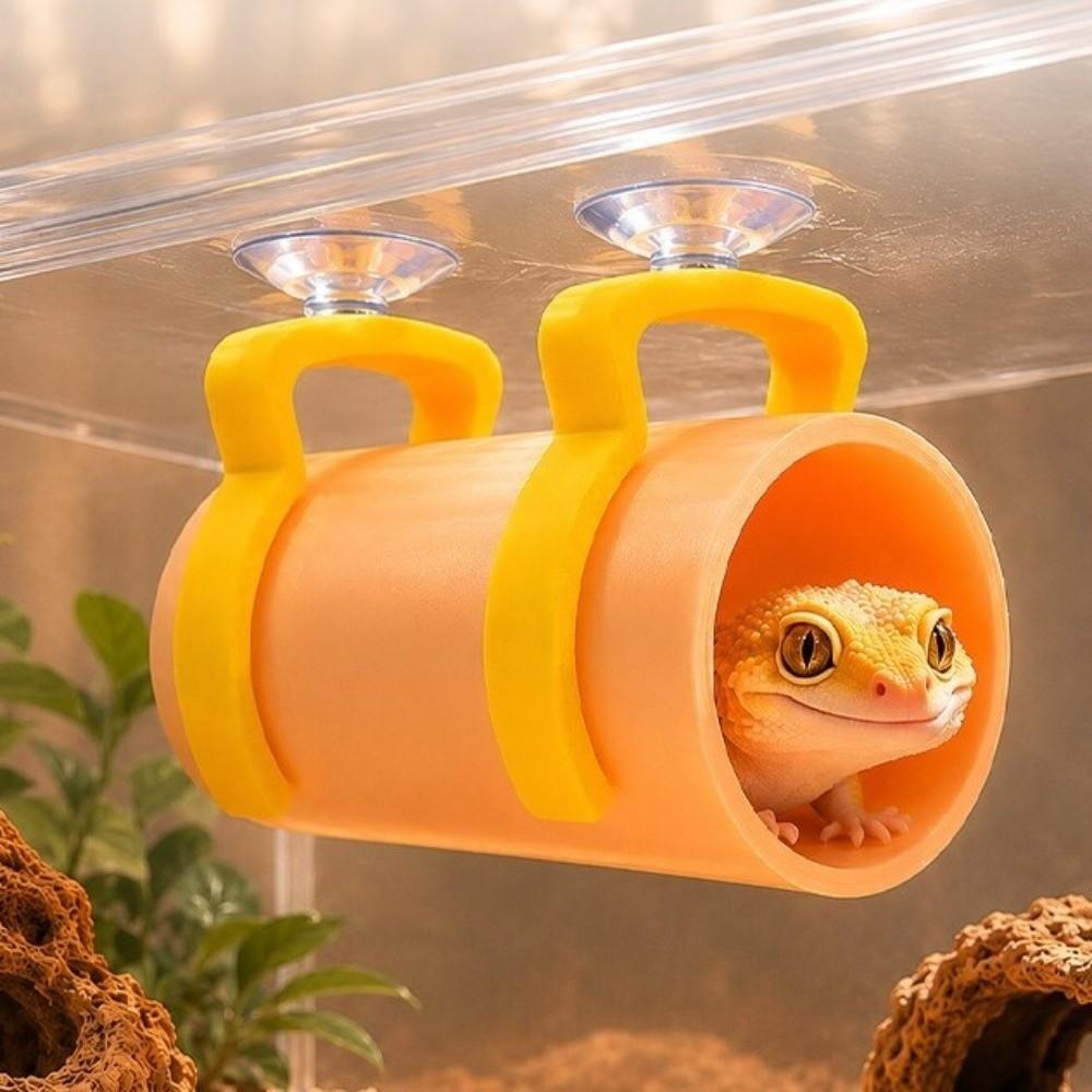 with Suction Cup Reptile Shelter Realistic Hidden Cave Shelter  Aquarium Decoration