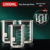 Set di Becher in Vetro Resistente alle Alte Temperature - 500 ml e 1000 ml con Bicchiere Graduato