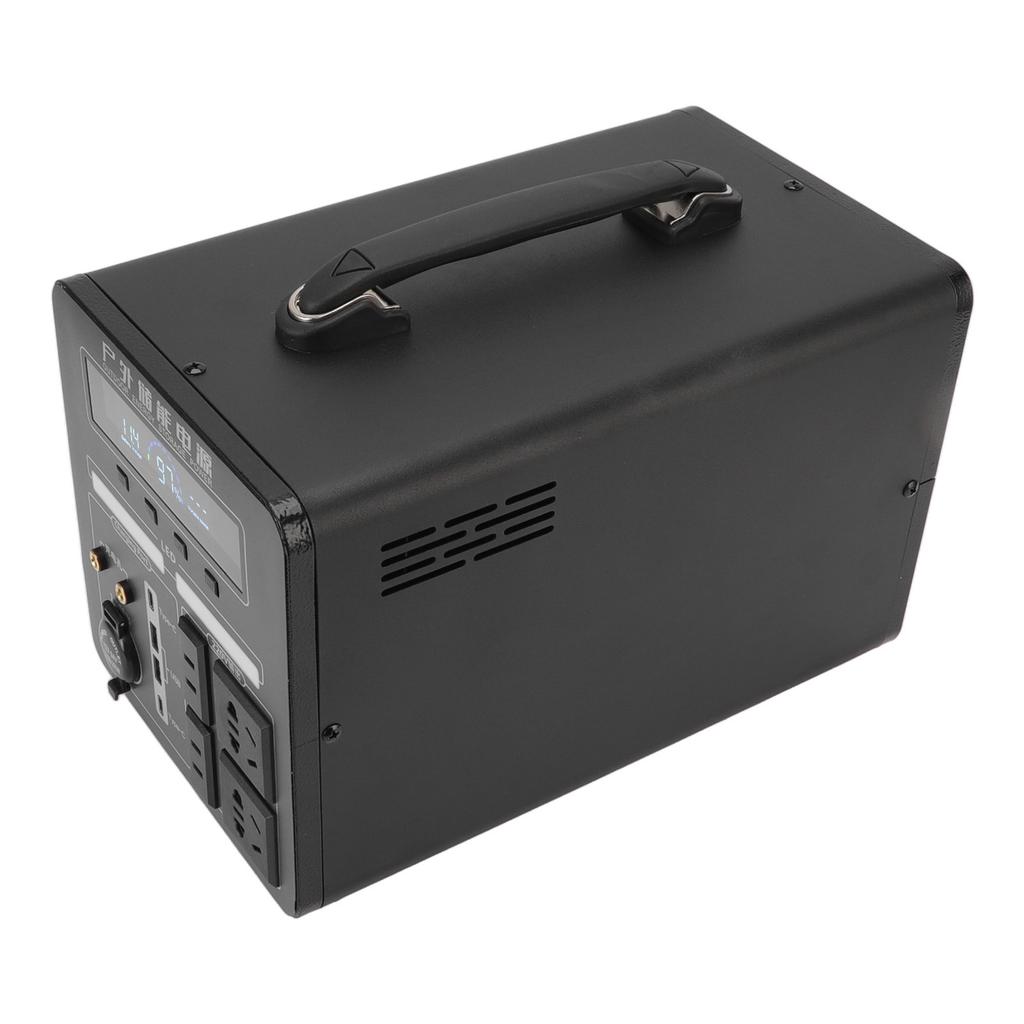 Solar Generator 120000mah Black 480Wh and 600W Energy Storage Power Station for Self Driving Tour