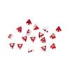 Strass con Griffa a Triangolo: Zircone di Vetro Cristallino 4x4/5x5mm per Braccialetti Fai da Te