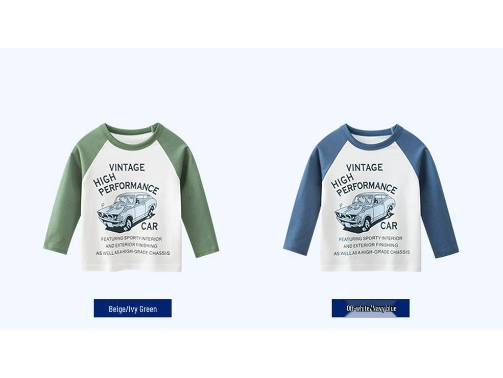 27kids New Autumn Korean-Style Long Sleeve T-Shirt for Children