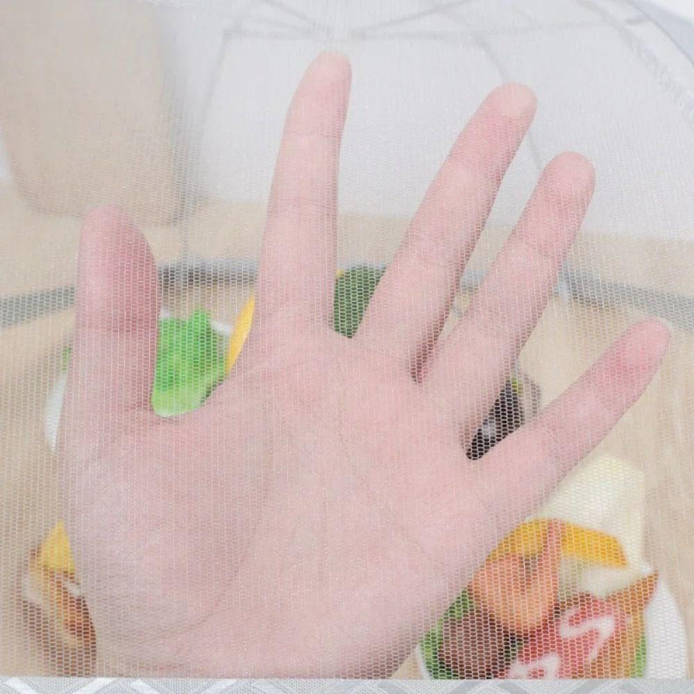 Durable Foldable Food Covers Breathable Anti Fly Mosquito Dining Table Mesh Cover Dustproof Fruit Picnic Protect Net