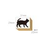 Black Cat Miscellaneous Cat Cute Stylish Wooden Rubber Made In Japan Goods, Goods, Stationery, Stamps, Cats, Stamps, Stamps, Set, Presents, Cute,