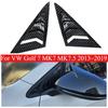 Für VW Golf 7 MK7 MK7.5 2013~ Auto Dreieck Fenster Jalousie Seitenfenster Jalousie Abdeckung Trim Aufkleber Vent Carbon Auto