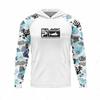 Mens Long Sleeve UV Protection Fishing Shirt Breathable Quick Dry Hooded Sunproof Outdoor Angling Top