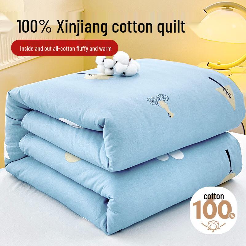 

Yunjin Single Xinjiang Cotton Quilt with Cover 150x200cm