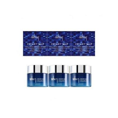 Když Krémová Bahnitá Čisticí a Zmenšující Masku na Obličej 30ml, 1 kus × 3 kusy, jedna možnost, 1 kus, 1 kus