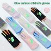 Children Waterproof Skiing Gloves Winter Windproof Snowing Gloves for Kids Skiing Fluorescence Outdoor Sports Necessary